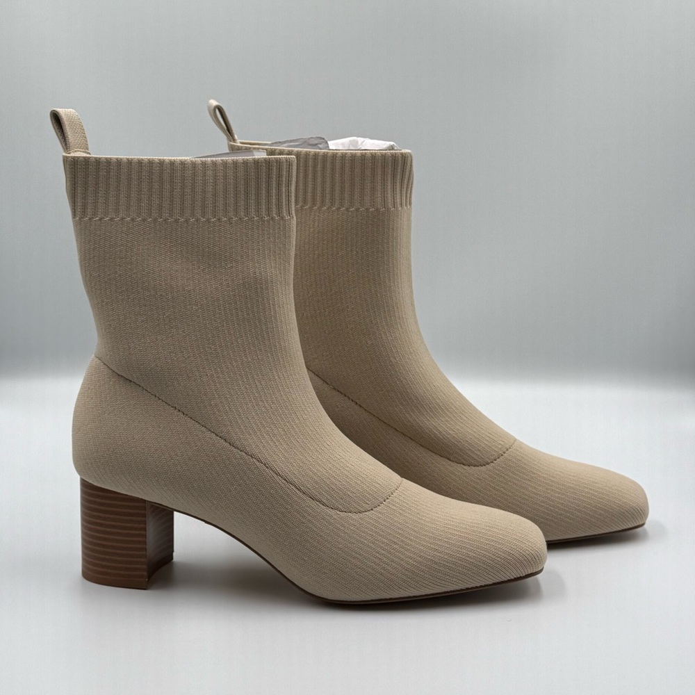Quince Eco Knit Heeled Bootie